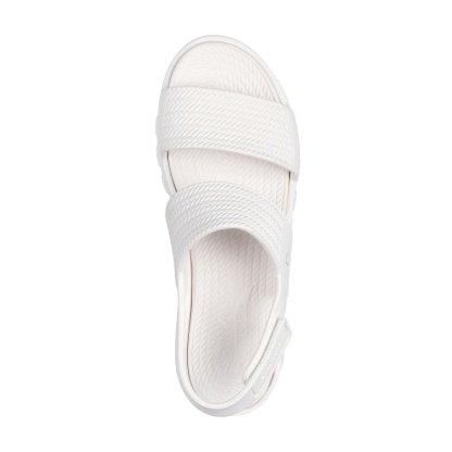 Skechers 111461 WHT, Ladies Sandals & Slippers, Skechers