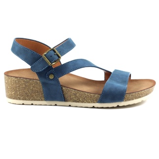 George Rye Cluster Sandal NVY, Ladies Sandals & Slippers