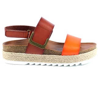 eorge Rye JLH356 Orange, Ladies Shoes, Ladies Sandals & Slippers
