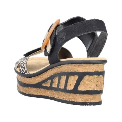 Rieker 68176-00, Ladies Sandals & Slippers, Rieker