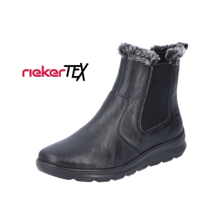 RIEKER Z0061-00 Black, Ladies Boots, Rieker