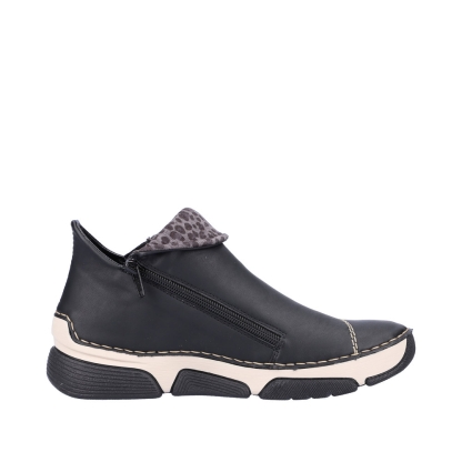 Rieker 45983-00 Grey, Ladies Shoes, Ladies Boots, Rieker