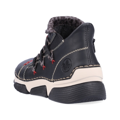 Rieker 45983-00 Grey, Ladies Shoes, Ladies Boots, Rieker