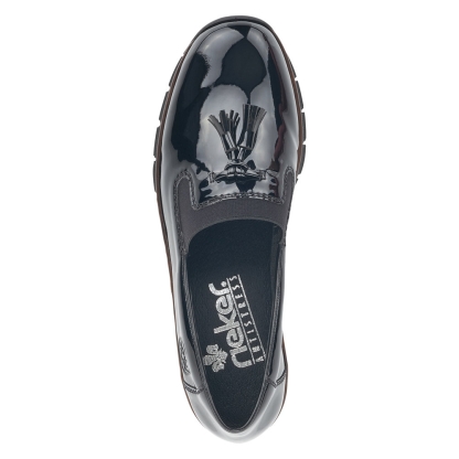 Rieker 53751-00 Black, Ladies Shoes, Rieker