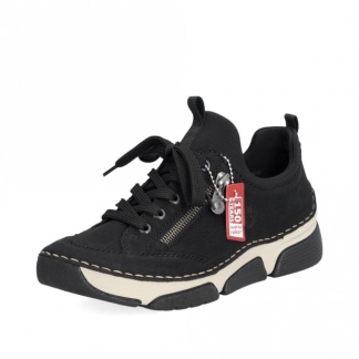 Rieker 45973-00 Black, Ladies Boots, Rieker