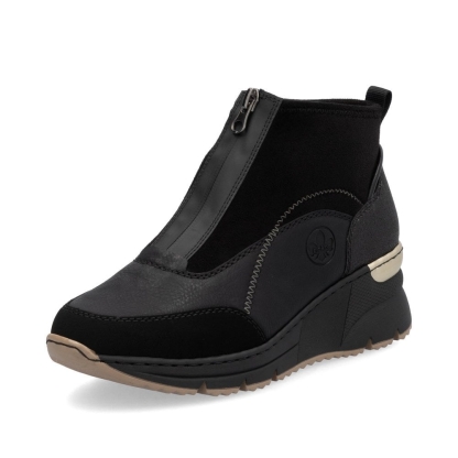 Rieker N6361-00, Ladies Boots, Rieker