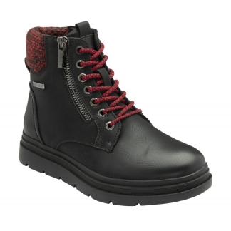 Lotus Saundra Black Boot, Ladies Boots
