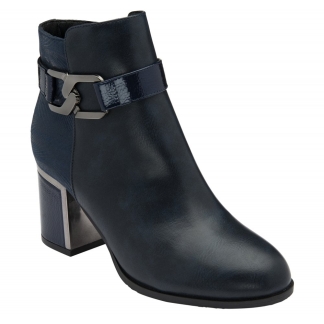 Lotus Adelaide Navy Boot, Ladies Boots