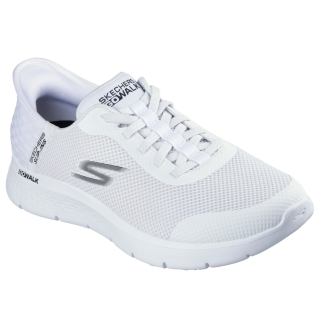 Skechers 216324 WHT, Gents Trainers, Skechers