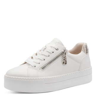 Jana 23767-43-100 White, Ladies Shoes, Ladies Trainers, Jana