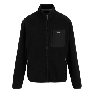 Regatta Mens Frankie Full Zip Black, Gents Jackets