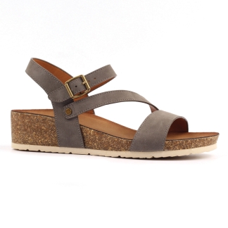 George Rye JLH358 Grey, Ladies Sandals & Slippers