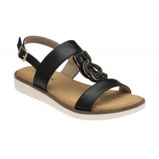 Lotus Joana ULP316 Black, Ladies Sandals & Slippers