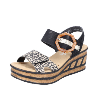 Rieker 68176-00 Ginger/Gold, Ladies Sandals & Slippers, Rieker