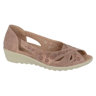 L822LT Light Tan Crossover Sandal, Ladies Sandals & Slippers