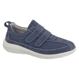 L800C Blue suede shoe, Ladies Shoes, Ladies Trainers