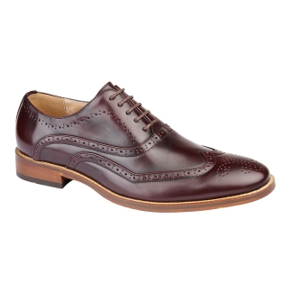 M9556BD Oxblood PU shoe, Gents Shoes