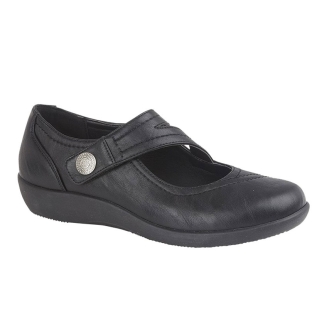 UKD L35A Ladies Black Shoe, Ladies Shoes