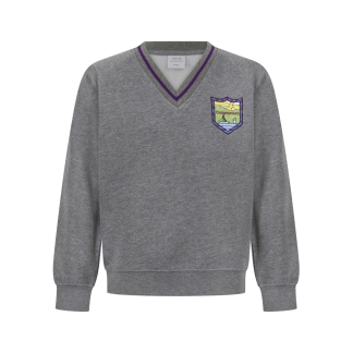 Craigmarloch Striped V-Neck Sweatshirt, Craigmarloch School