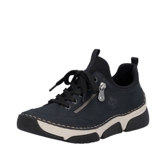 Rieker 45973-17 Pacific Blue, Ladies Trainers, Rieker