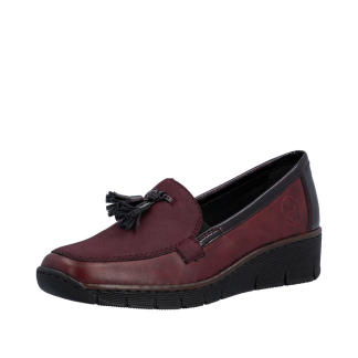 Rieker 53771-35 Bordeaux, Ladies Shoes, Rieker